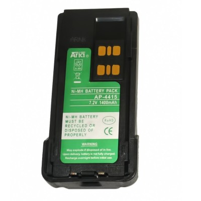 Batería para MOTOROLA DP-2000, DP-2400, DP-2600, 7.2V, 1400mAh, Ni-Mh.