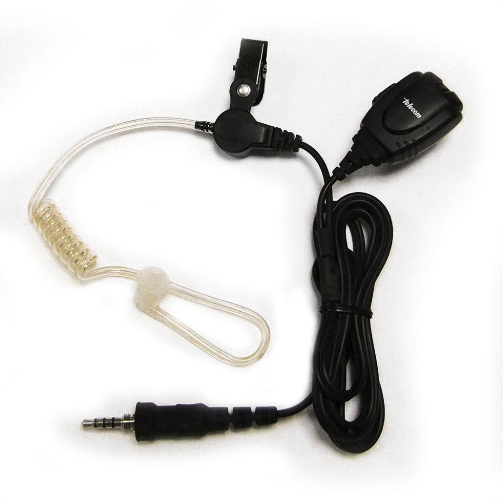 Micro-auricular acústico tipo tubular para YAESU / ALINCO / STANDARD HORIZON.