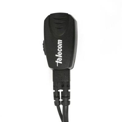 Micro-auricular VOX-PTT para Alinco DJ-C5/6/7, cable rizado.