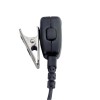 Micro-auricular ergonómico giratorio con micro tipo solapa, para E-TECH