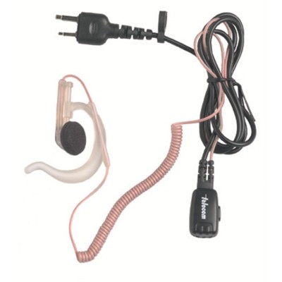 Micro-auricular ergonómico para YAESU, ICOM, ALINCO, COBRA, STANDARD, etc.