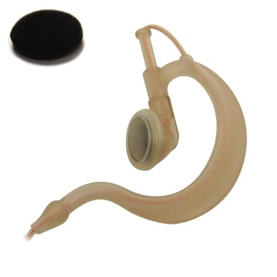 Micro-auricular ergonómico para YAESU, ICOM, ALINCO, COBRA, STANDARD, etc.