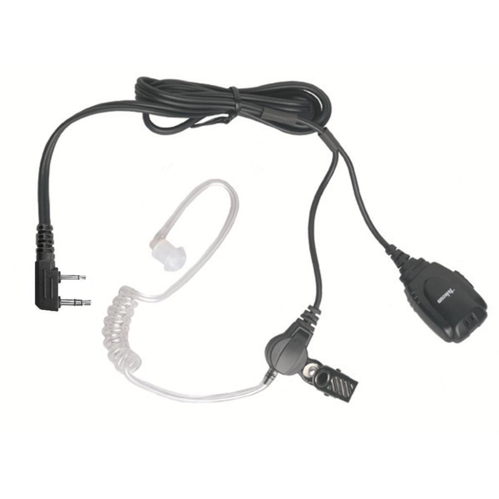 Micro-auricular acústico tipo tubular para KENWOOD, TEAM y HYT.