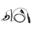 Micro-auricular con PTT de solapa para MOTOROLA & HYT
