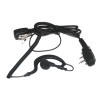 Micro-auricular ergonómico giratorio con micro tipo solapa, para ICOM.
