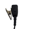 Micro-auricular ergonómico giratorio con micro tipo solapa, para ICOM.