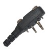 Micro-auricular ergonómico giratorio con micro tipo solapa, para ICOM.