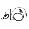 Micro-auricular con PTT de solapa para KENWOOD PKT-23