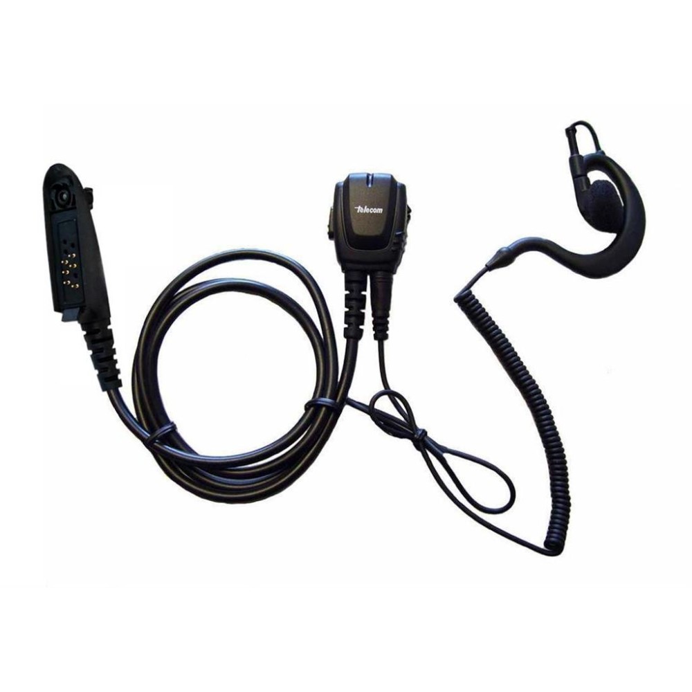 Micro-auricular gama profesional. IP-54. Para MOTOROLA y HYT.