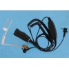 Micro-auricular + PTT profesional, con tubo acústico, especial para Sepura SRH-3800.