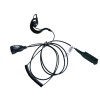 Micro-auricular con PTT de solapa para SEPURA / SIMOCO.