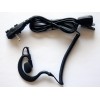 Micro-auricular ergonómico giratorio, con micro tipo solapa para YAESU.