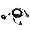 Micro-auricular vibración oído interno + PTT tipo anillo para YAESU