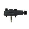 Micro-auricular vibración oído interno + PTT tipo anillo para YAESU