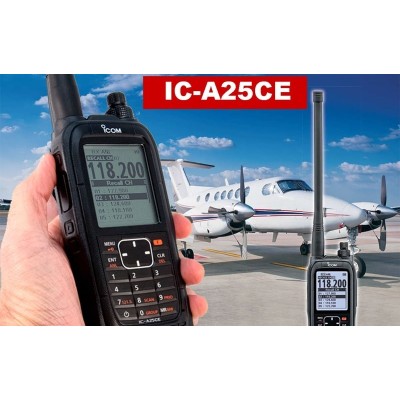 Walkie Banda aérea Icom IC-A25CE series A25CE - Suministros en