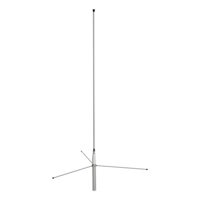 Antena base VHF, tipo GP 5/8, en aluminio.