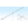 Antena M2 430-436 MHz. Ganancia 20.5 dBi., 38 elementos.
