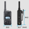 Icom IC-U20SR walkie talkie de uso libre PMR446