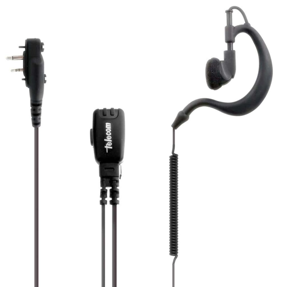 Micro-auricular ergonómico giratorio para ICOM. PY-29IC-F11RA